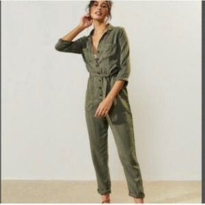 Abercrombie & Fitch Khaki Jumpsuit